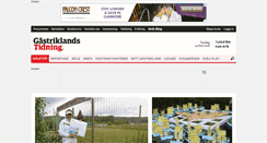 Desktop Screenshot of gastriklandstidning.se